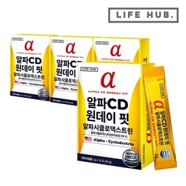 Life Hub 라이프허브 알파CD 원데이 핏 알파시클로덱스트린 4박스(3g x 56포)