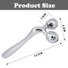 DMZK Manual Facial Massager, Metal Face Roller Y-Shaped Roller Massger