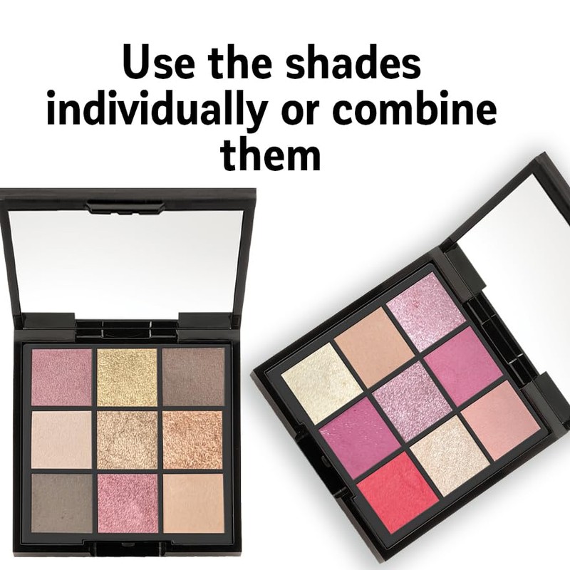 Zermat Eleganzza, Choco Velvet Eyeshadow Set, 9 shades