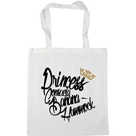 Hippowarehouse princess consuela banana hammock Tote Shopping Gym Beach Bag 42cm x38cm, 10 litres