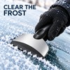 2 Pack Car Ice Scrapers for Windshield Snow and Ice