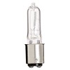 Satco S1981/12 T4 Halogen Light Bulb, BA15d Base, 50 Watts,
