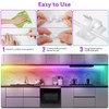 6Pcs Under Cabinet Lights Kit,Music Sync Color Changing LED Lights