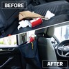 GNEGNI 2PCS Car Garbage Can, Hanging Car Trash Bag with
