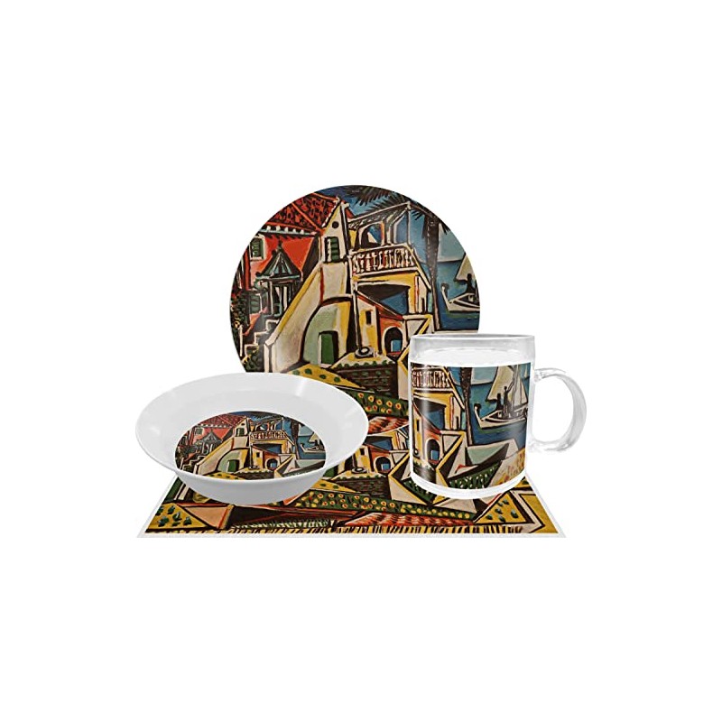 Mediterranean Landscape by Pablo Picasso Melamine Plate