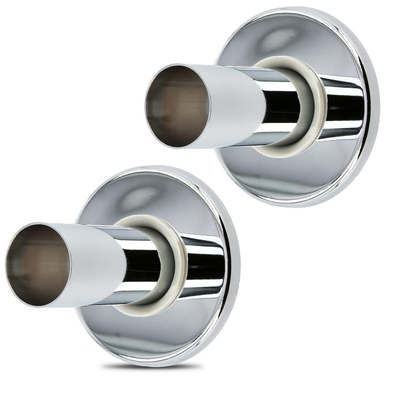 Heating Pipe Cover Set, Diameter 20 mm, Chrome, Made of