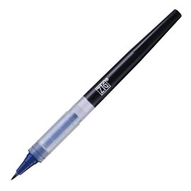 Kuretake Zig Letter pen COCOIRO, Refillable Marking pen, with Flexible ExtraFine brush tip, Black ink, Made in Japan (Refill, Royal Blue)