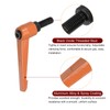QUARKZMAN Adjustable Clamping Lever Handles M10 x 25 mm Male