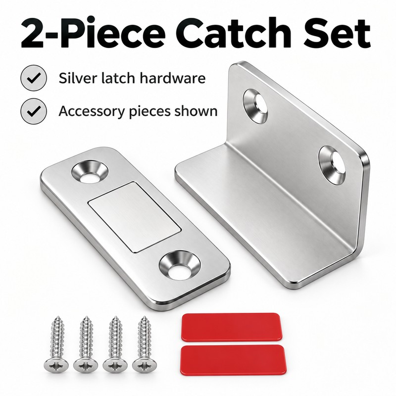 Invisible Magnetic Door Catch Latch for Cabinets – Discreet Door