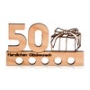 DARO Design - 50th Birthday Wooden Money Gift