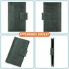 CataPurus Top Grain Leather Travel Passport Wallet Holder for Man