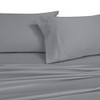 Royal Hotel's Solid Gray Full Size 7PC Bedding Set 650-Thread-Count