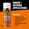 Gorilla Spray Foam Sealant, Light Gray Color, 12 Ounce (Pack
