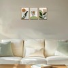 Bwodke Boho Wall Art, Framed Abstract Wall Art, Botanical Canvas