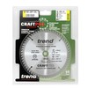 Trend CraftPro TCT Saw Blade, 165mm x 60 Teeth x