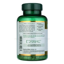 Natures Bounty Vitamina B12 2500mcg, 300 Tabletas Sublinguales  Disolucin Rpida, Alta Potencia, Sabor Cereza Natural, Sin Gluten ni OGM, Apoyo...     