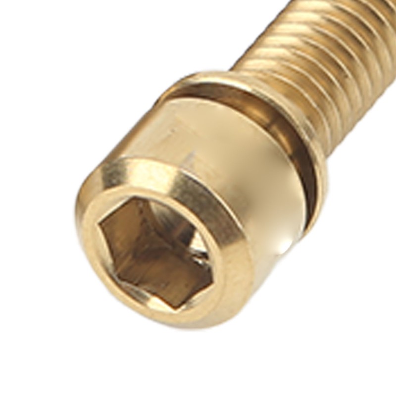 Bike Stem Bolts Screw M6 20mm Accurate Thread Rustproof Reliable