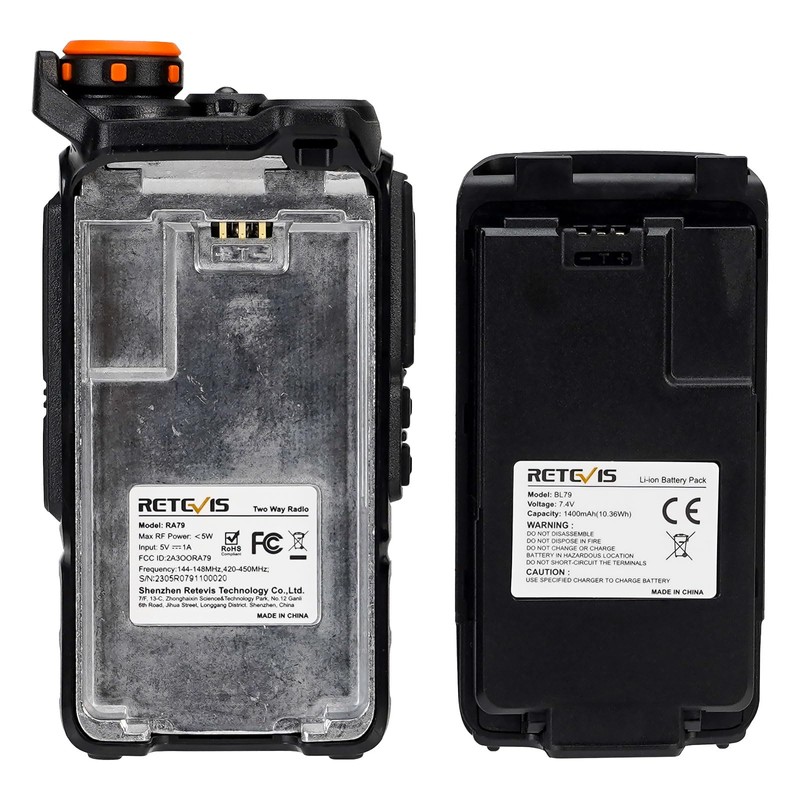 Retevis RA79 (Upgrade for UV 5R 3rd) Ham Radio, Dual