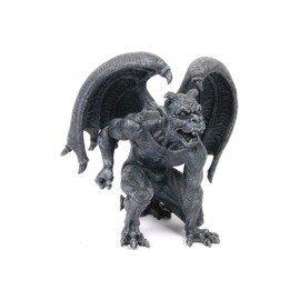 Pacific Giftware Short Devil Horned Gargoyle in Striking Position