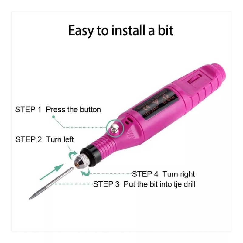 Nail Drill Herramientas De Uñas De Gel Acrílico