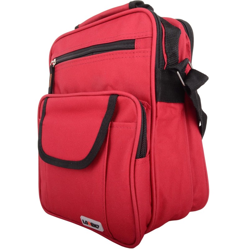 Unisex Canvas Style Multifunctional Shoulder Crossbody Small Messenger Travel Work