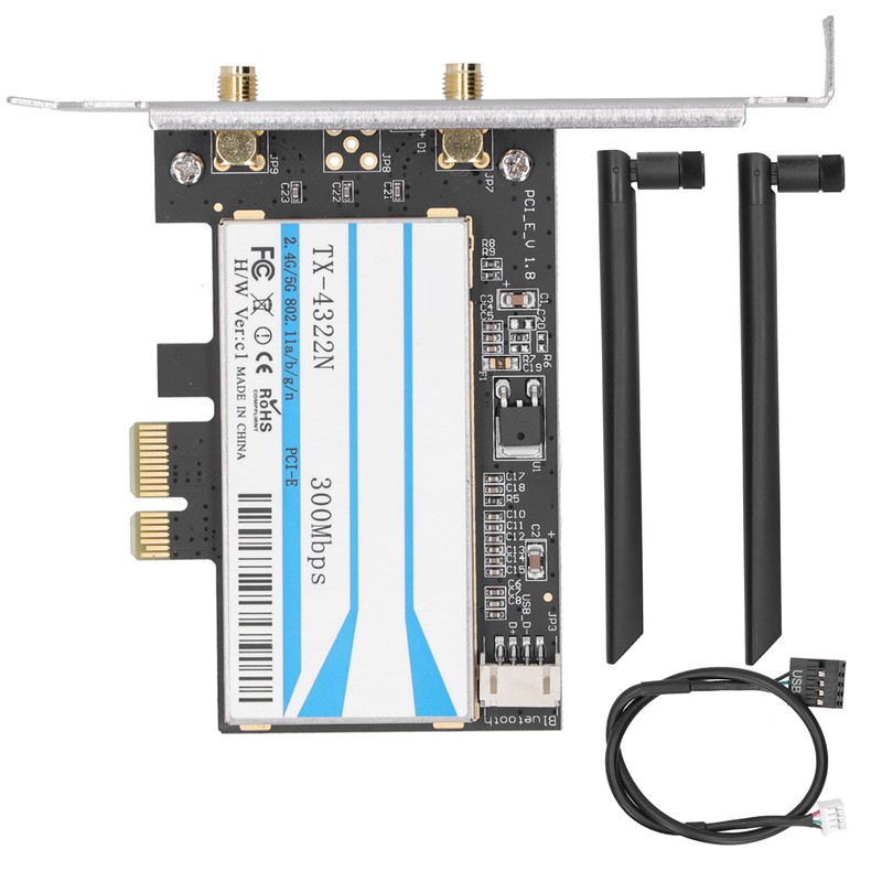 Wireless Network Card Dual Band Desktop Adapter BCM943228 2.4g/5g 300mbps