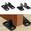 2 Pairs Barn Door Guides Plastic Adjustable Sliding Barn Door