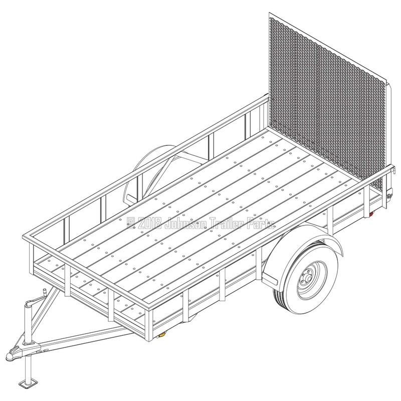 5′ x 10′ Utility Trailer Plans – 3,500 lb Capacity