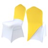 banquetbay Spandex Stretch Yellow Chair Cap Slip Covers Sashes Bands/Hood/Hat