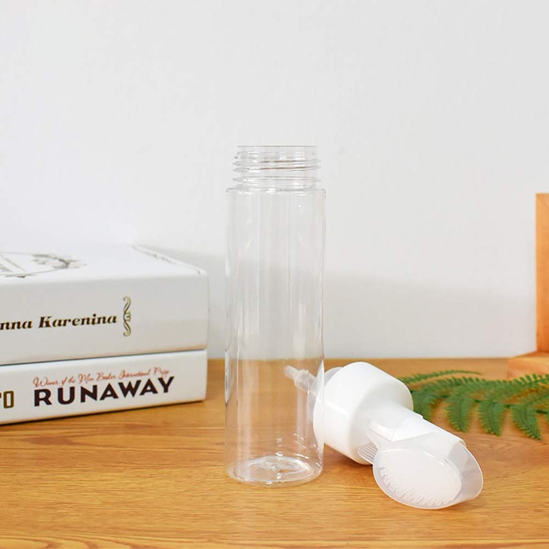 ccHuDE 2 Pcs Empty Clear Plastic Foam Dispenser Bottle Refillable
