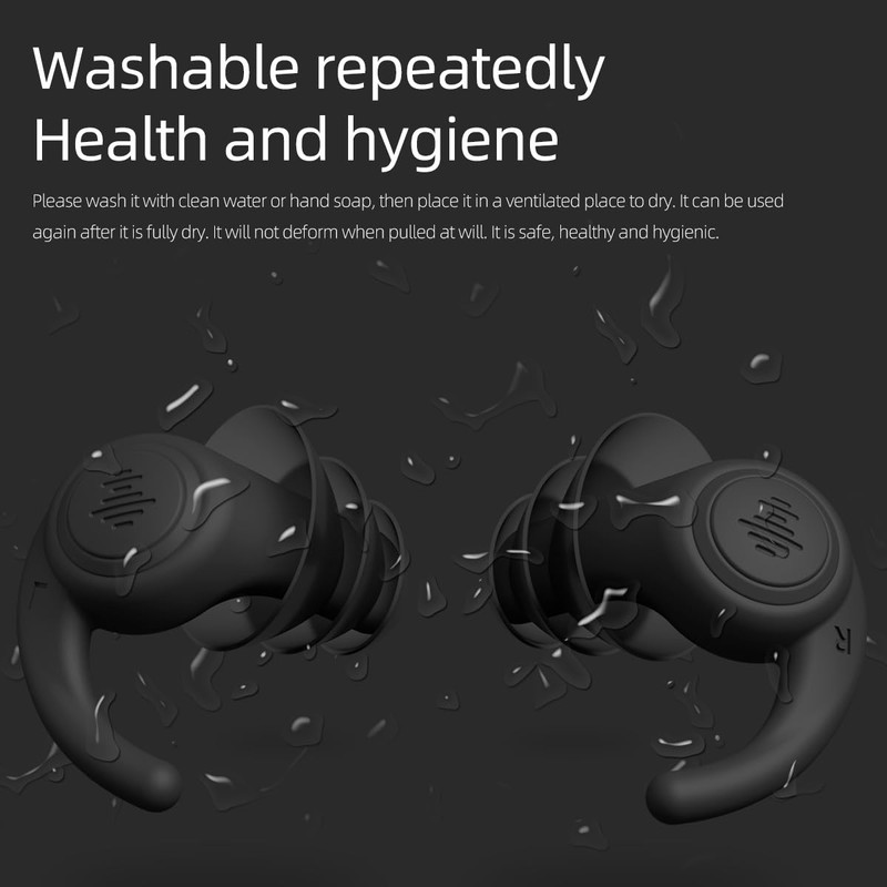 ENJROKJ Ear Plugs for Noise Cancelling,Soft Comfortable Silicone Sound Blocking