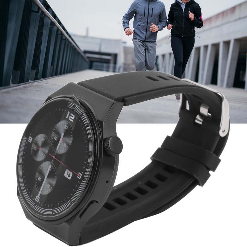 Smart Watch 1.28in Screen Voice Call Round Dial Rotatable Crown