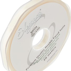 Eleganza Double Faced Satin 6mm x 20m Cream No.62