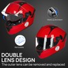 ILM Motorcycle Helmets with Built in Bluetooth Full Face Casco