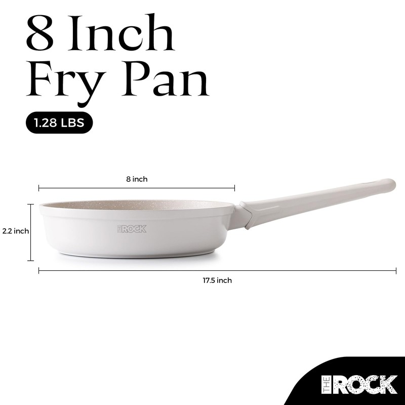 THE ROCK SOHO 8-Inch Ceramic Non Stick Frying Pan –