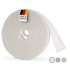 BAUHELD 6 m roller shutter belt, 23 mm, white, made