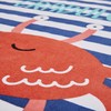 Catherine Lansfield Crabulous Beach Towel Blue