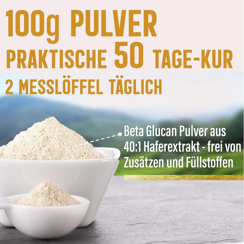 Beta Glucan Powder from 40:1 Oat Extract - 100 g