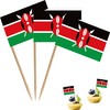Kenya Toothpick Flag Republic of Kenya Small Mini Cocktail Fruit