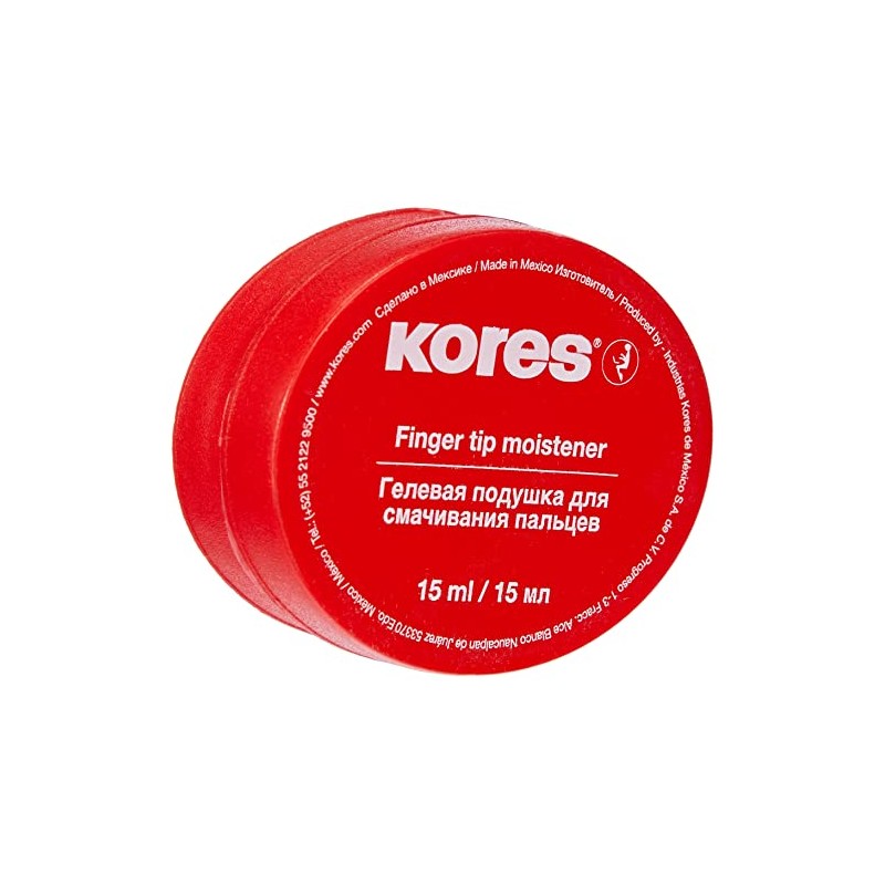 Kores C32616 finger moistener, 15 ml, round can, odorless