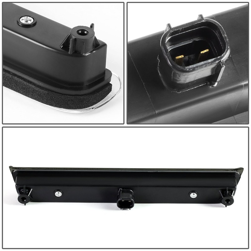 DNA MOTORING 3BL-FJC06-LED-BK-SM Black Housing LED High Mount 3rd Third