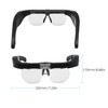 5X Magnifying Headset with LED Light Magnifying Glass Head Mounted