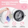 Fantasticlean Microfiber Cleaning Cloth Roll -60 Pack, Tear Away Paperless