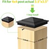 Steel DN Mate 6 Pack Aluminum Pyramid Post Caps for