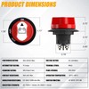 PSEQT 2Pcs Battery Disconnect Switch, Master Cut Shut Off Isolator