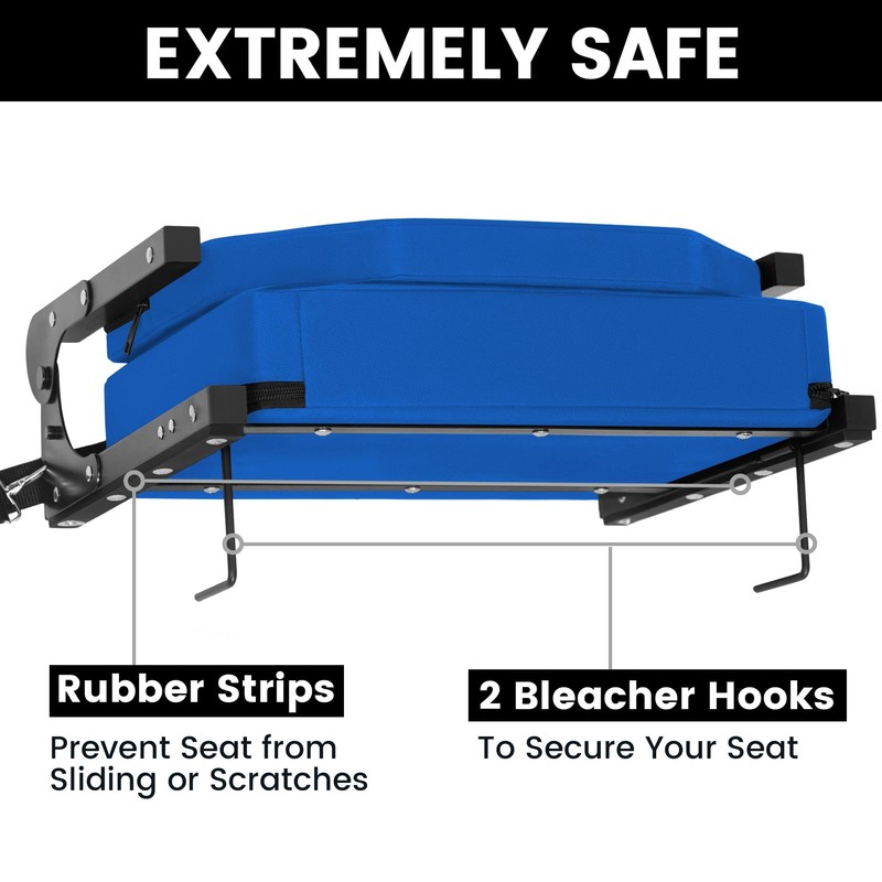 Jauntis Stadium Seating for Bleachers, Bleacher Seats with Ultra Padded