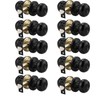 Probrico 10 Pack Round Privacy Door Knob(Thumb Turn Lock on
