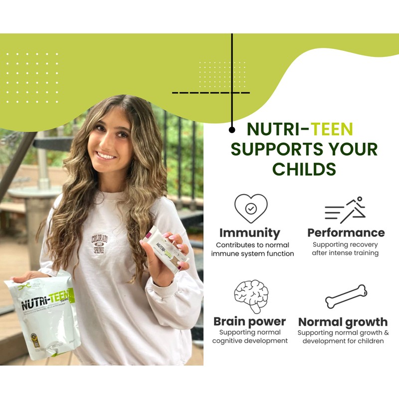 Nutri-Teen Shakes: Vanilla Ice Cream Flavour (500g) - Nutritionally Rich