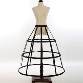 Graceart Pure Skirt Dress Pannier Krinoline Band Skirt Cage Underskirt Petticoat -