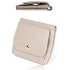 LASIEM Women's Mini Wallet, Compact, Small Wallet, light greage